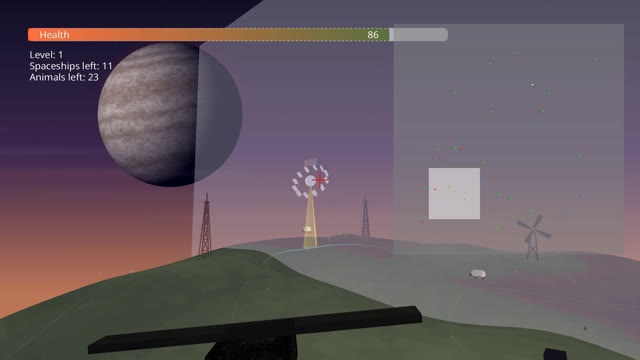 Level 1: UFO hit during abduction